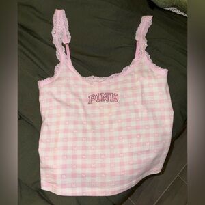 NWOT PINK X LOVE SHACK FANCY TOP